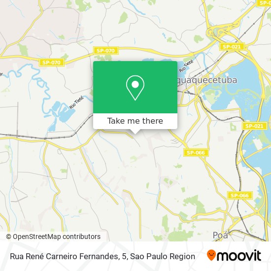 Mapa Rua René Carneiro Fernandes, 5