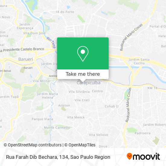 Rua Farah Dib Bechara, 134 map