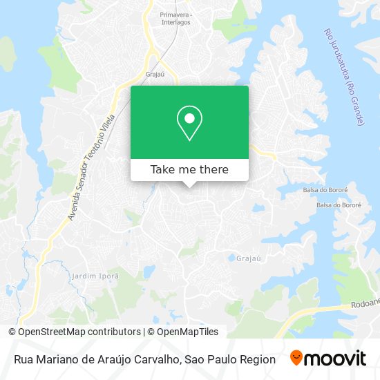 Rua Mariano de Araújo Carvalho map