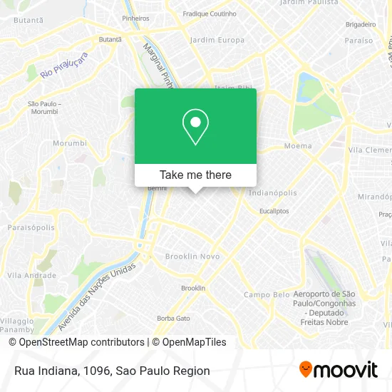 Rua Indiana, 1096 map