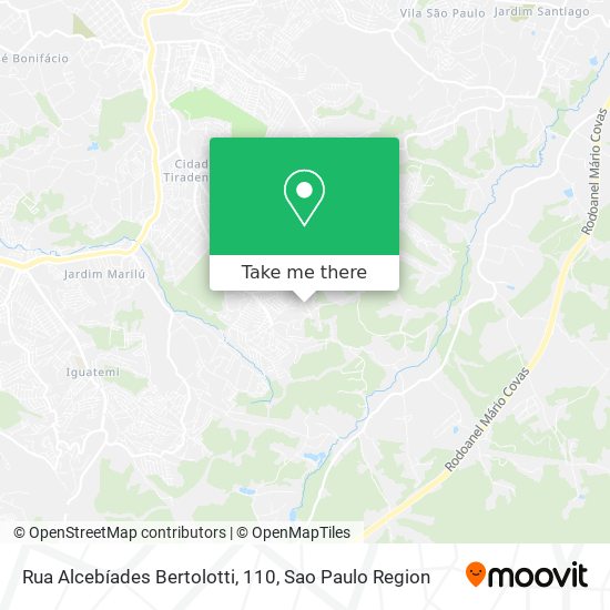 Rua Alcebíades Bertolotti, 110 map