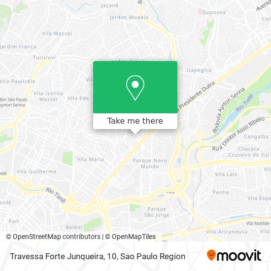 Travessa Forte Junqueira, 10 map