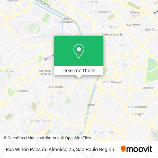 Rua Wilton Paes de Almeida, 25 map