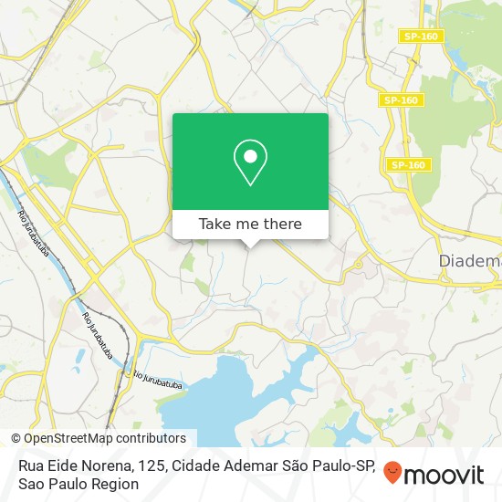 Rua Eide Norena, 125, Cidade Ademar São Paulo-SP map