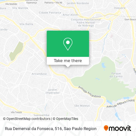 Rua Demerval da Fonseca, 516 map