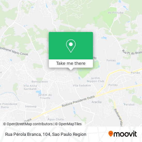 Rua Pérola Branca, 104 map