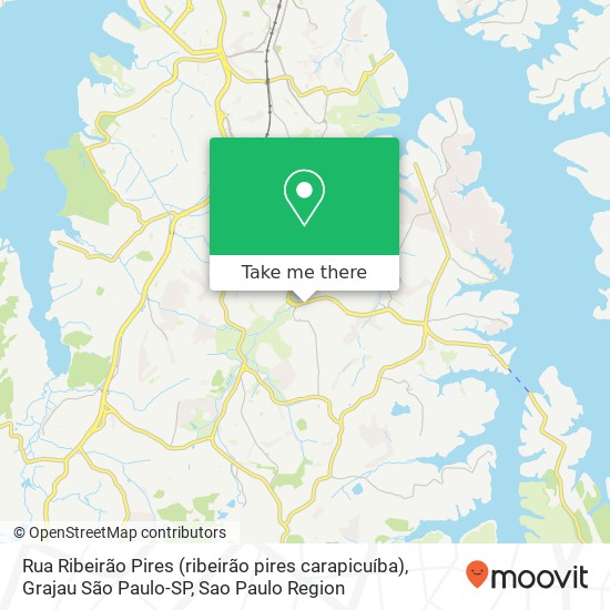 Rua Ribeirão Pires (ribeirão pires carapicuíba), Grajau São Paulo-SP map