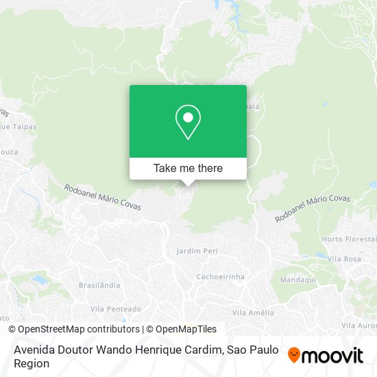 Avenida Doutor Wando Henrique Cardim map