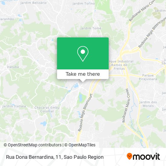 Rua Dona Bernardina, 11 map