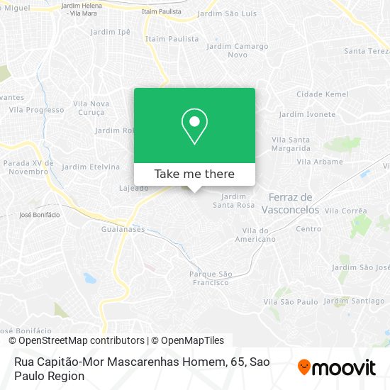Mapa Rua Capitão-Mor Mascarenhas Homem, 65