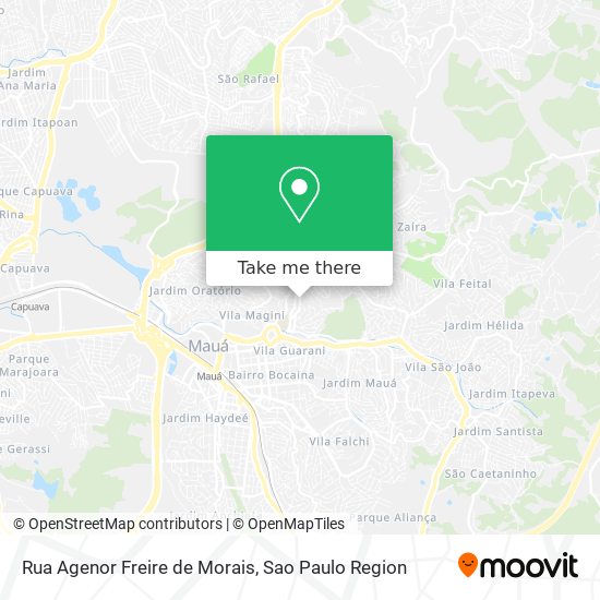 Rua Agenor Freire de Morais map