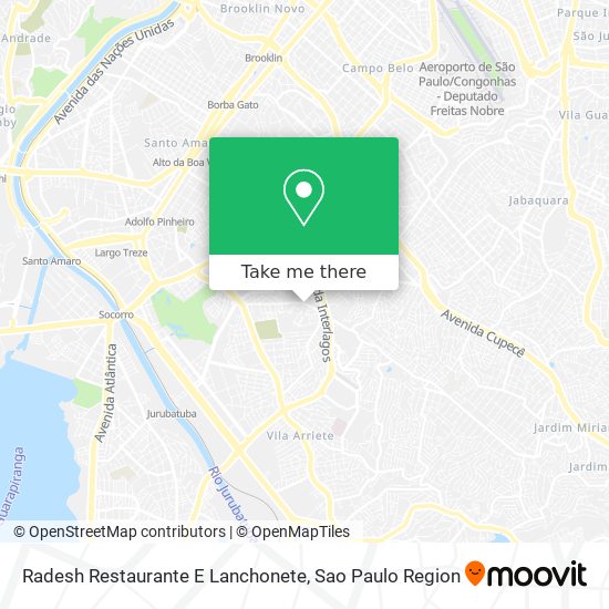 Radesh Restaurante E Lanchonete map