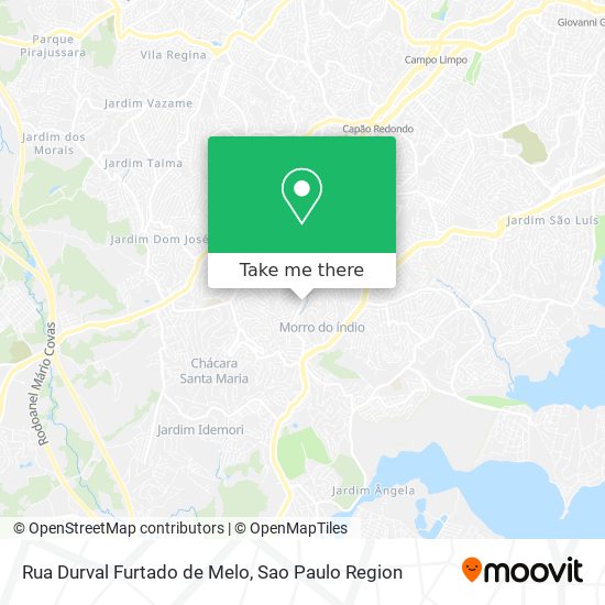 Mapa Rua Durval Furtado de Melo