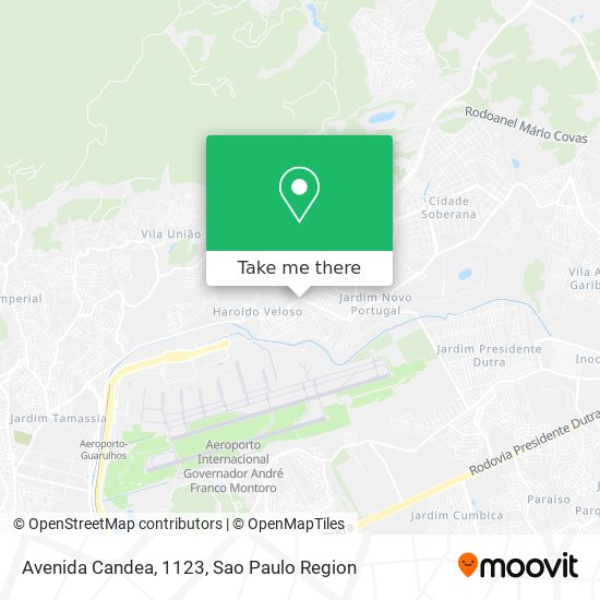 Mapa Avenida Candea, 1123