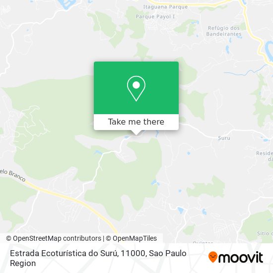 Estrada Ecoturística do Surú, 11000 map