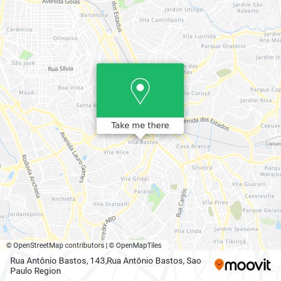Mapa Rua Antônio Bastos, 143,Rua Antônio Bastos