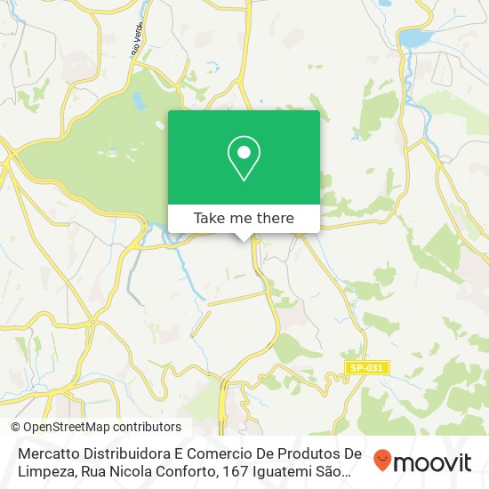 Mercatto Distribuidora E Comercio De Produtos De Limpeza, Rua Nicola Conforto, 167 Iguatemi São Paulo-SP 08371-130 map