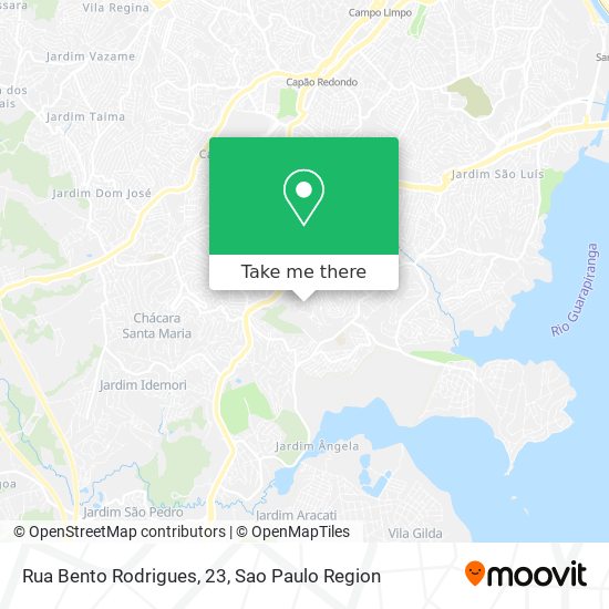 Mapa Rua Bento Rodrigues, 23