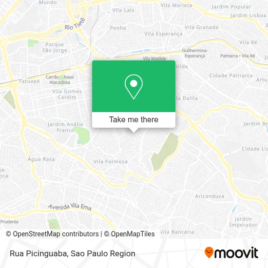 Rua Picinguaba map