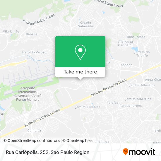 Rua Carlópolis, 252 map