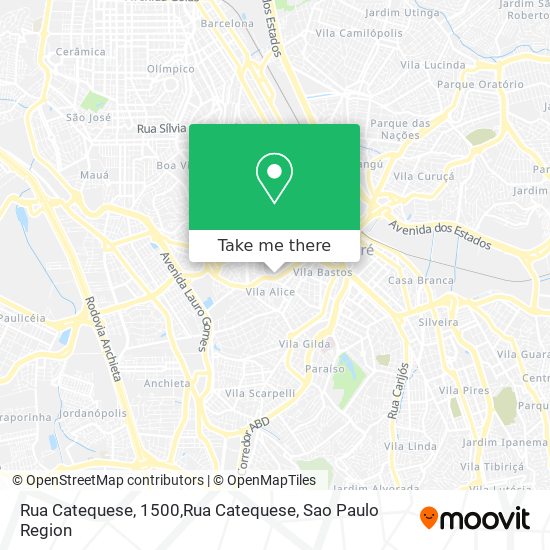 Rua Catequese, 1500,Rua Catequese map