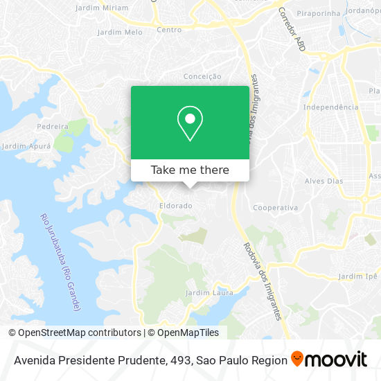Mapa Avenida Presidente Prudente, 493