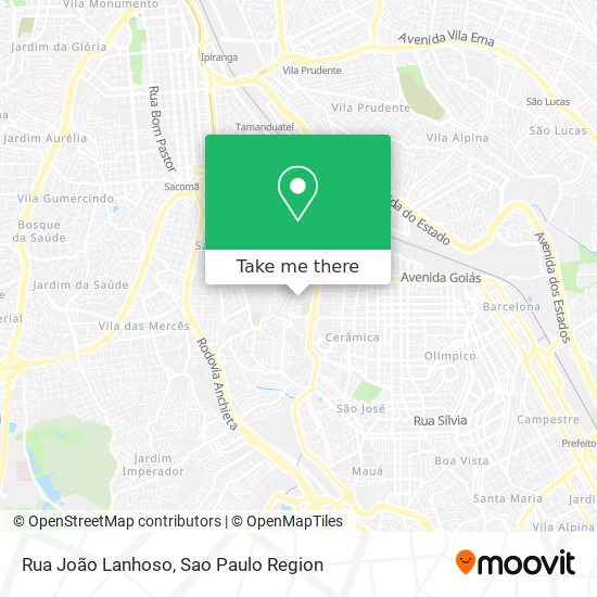 Rua João Lanhoso map