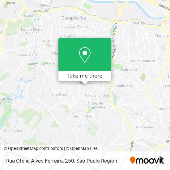 Rua Ofélia Alves Ferreira, 250 map