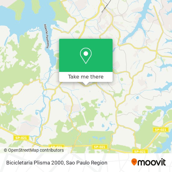 Bicicletaria Plisma 2000 map