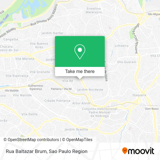 Rua Baltazar Brum map