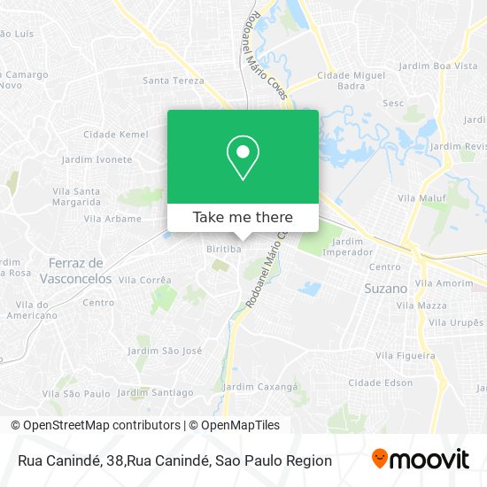 Rua Canindé, 38,Rua Canindé map