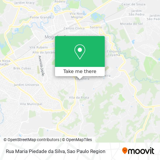 Rua Maria Piedade da Silva map