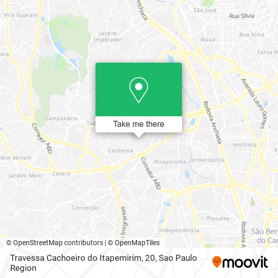 Travessa Cachoeiro do Itapemirim, 20 map