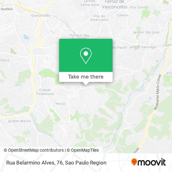 Rua Belarmino Alves, 76 map
