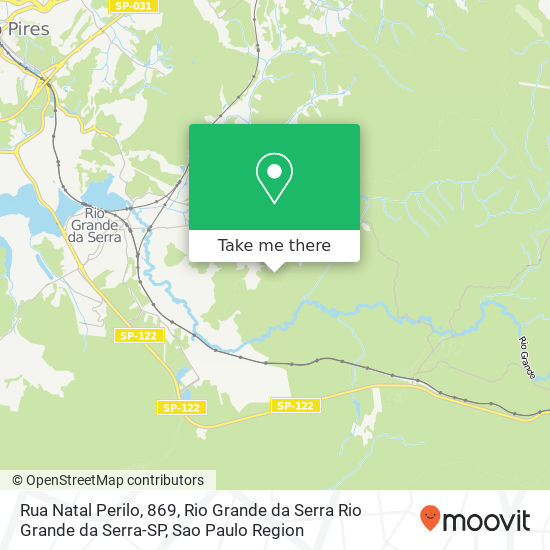 Mapa Rua Natal Perilo, 869