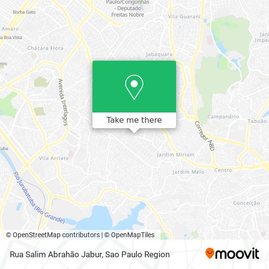 Mapa Rua Salim Abrahão Jabur