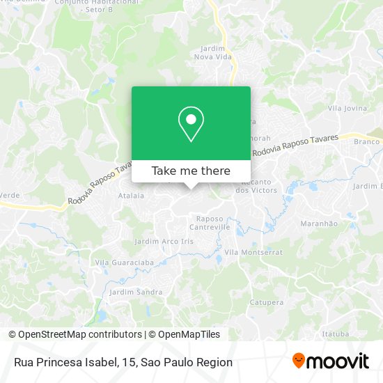 Rua Princesa Isabel, 15 map