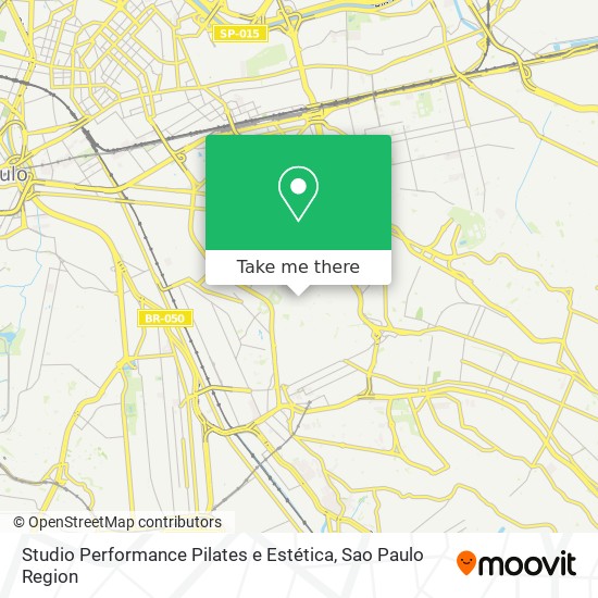 Studio Performance Pilates e Estética map