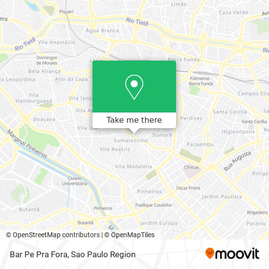 Mapa Bar Pe Pra Fora