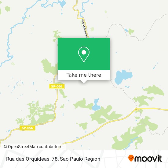 Rua das Orquídeas, 78 map