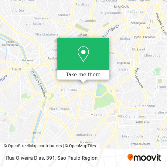 Rua Oliveira Dias, 391 map