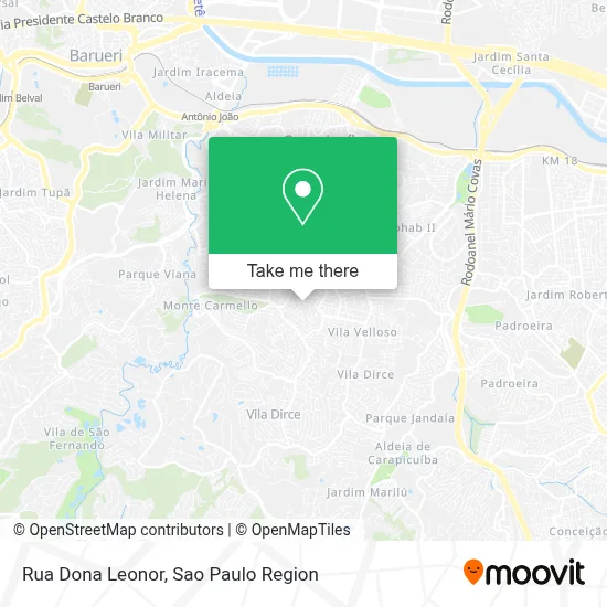 Rua Dona Leonor map