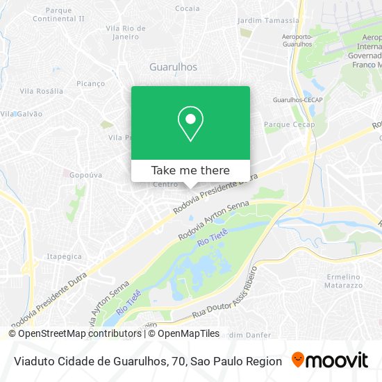 Viaduto Cidade de Guarulhos, 70 map