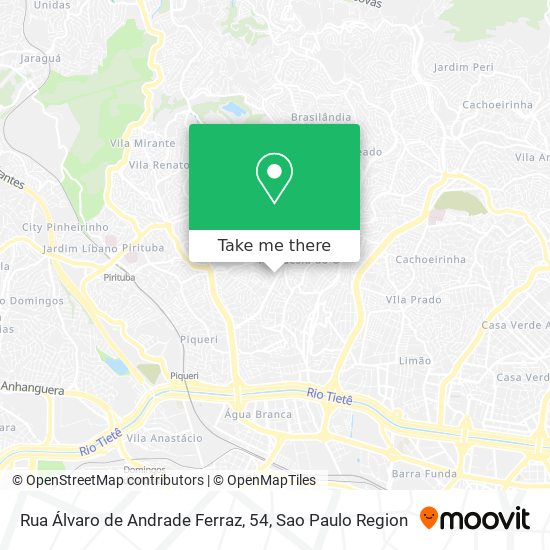 Mapa Rua Álvaro de Andrade Ferraz, 54