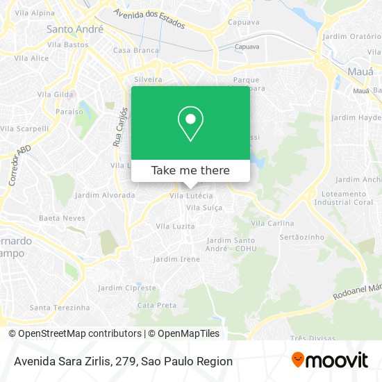 Avenida Sara Zirlis, 279 map