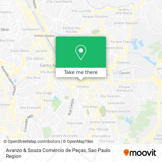Avanzo & Souza Comércio de Peças map