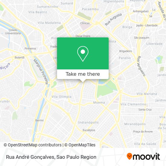 Mapa Rua André Gonçalves