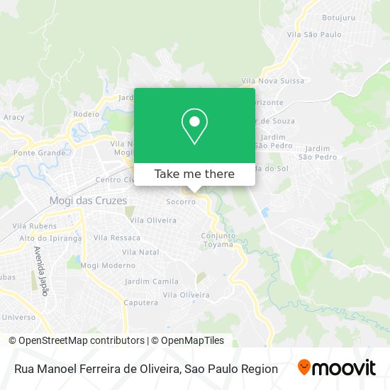 Rua Manoel Ferreira de Oliveira map