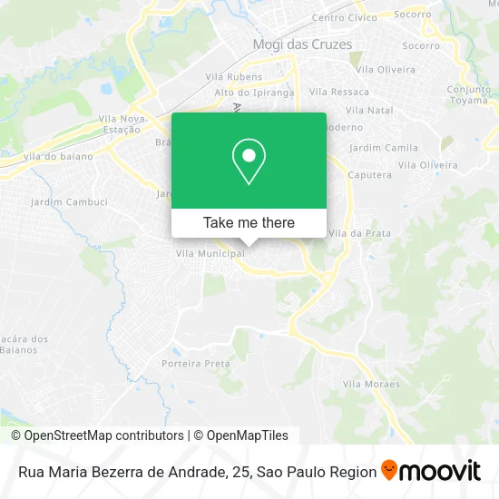 Rua Maria Bezerra de Andrade, 25 map