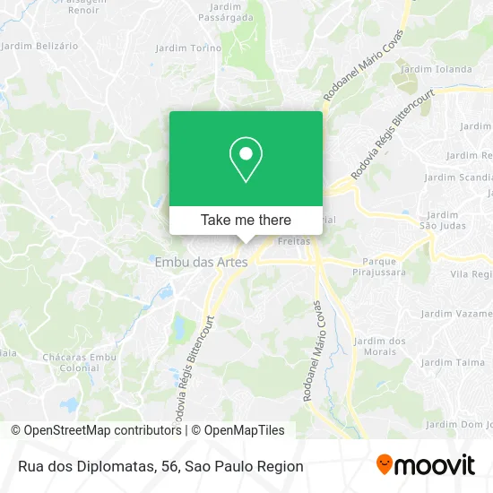 Rua dos Diplomatas, 56 map